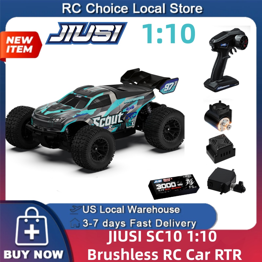 Rc Hobby Grade Truck - JIUSI SC10, coche RC sin escobillas