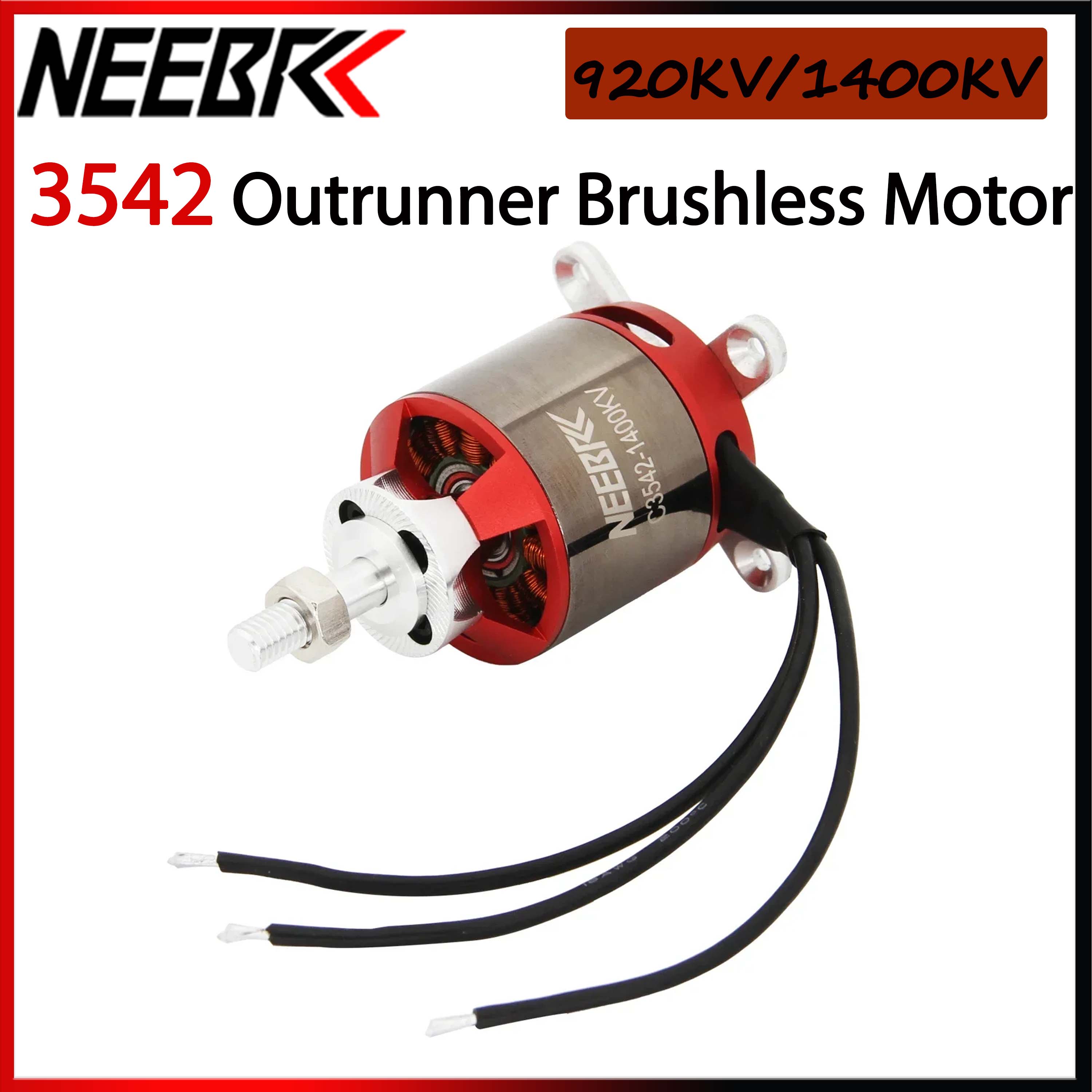 Rc Plane Hobby Zone - 1/2/4 Uds 3542 920KV 1400KV Motor