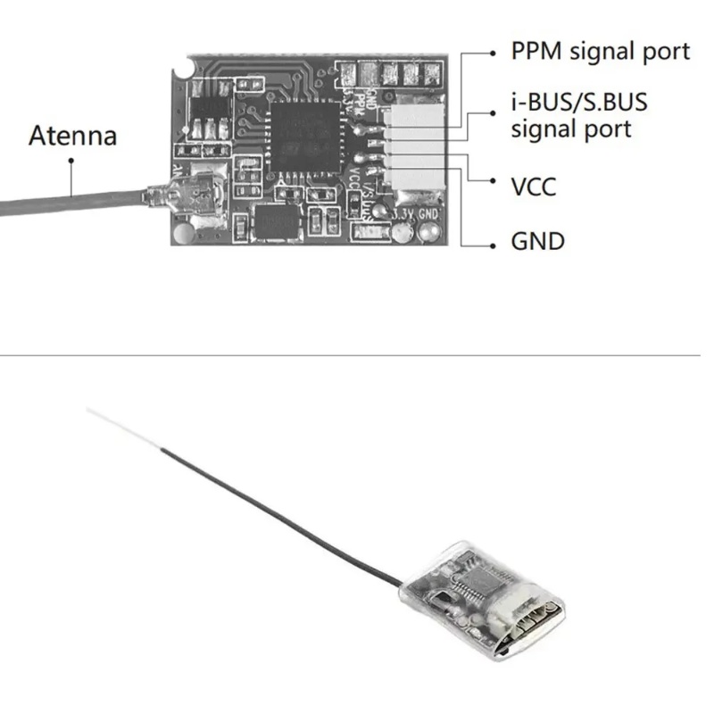 Receptor Mini Flysky FS-8A 8CH - Receiver Sbus 8Ch reseña y precio