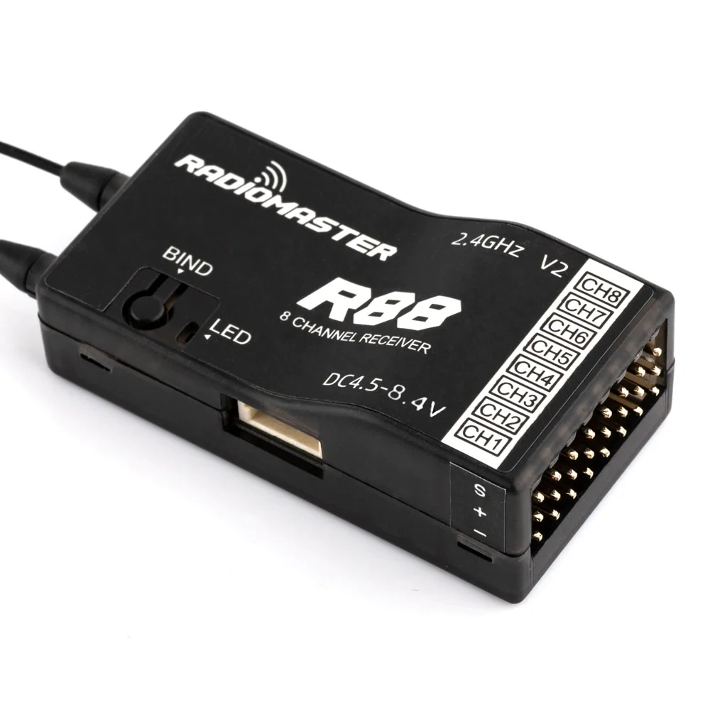 RadioMaster R88 V2 2,4 GHz 8CH - Receiver Sbus 8Ch reseña y precio